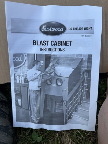 Sand blast cabinet - sand,
