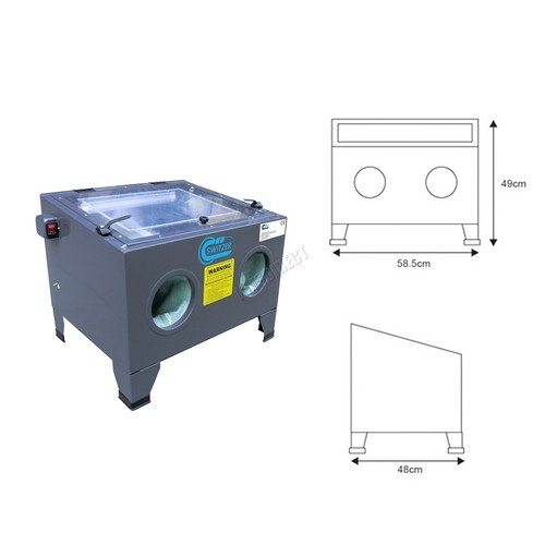 Sand blaster 90l heavy - 90l, duty