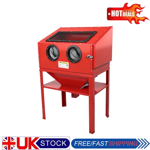 Sand blasting cabinet shot - blasting,