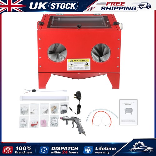 Sand blasting cabinet shot - sand,