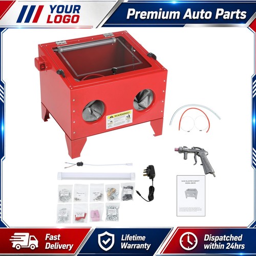 Sand blasting cabinet with - sand,